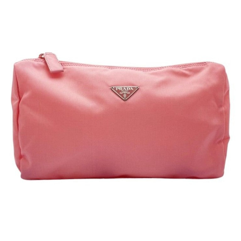 PRADA プラダ ポーチ MV12 ピンク系 テスートナイロン レディース 美品