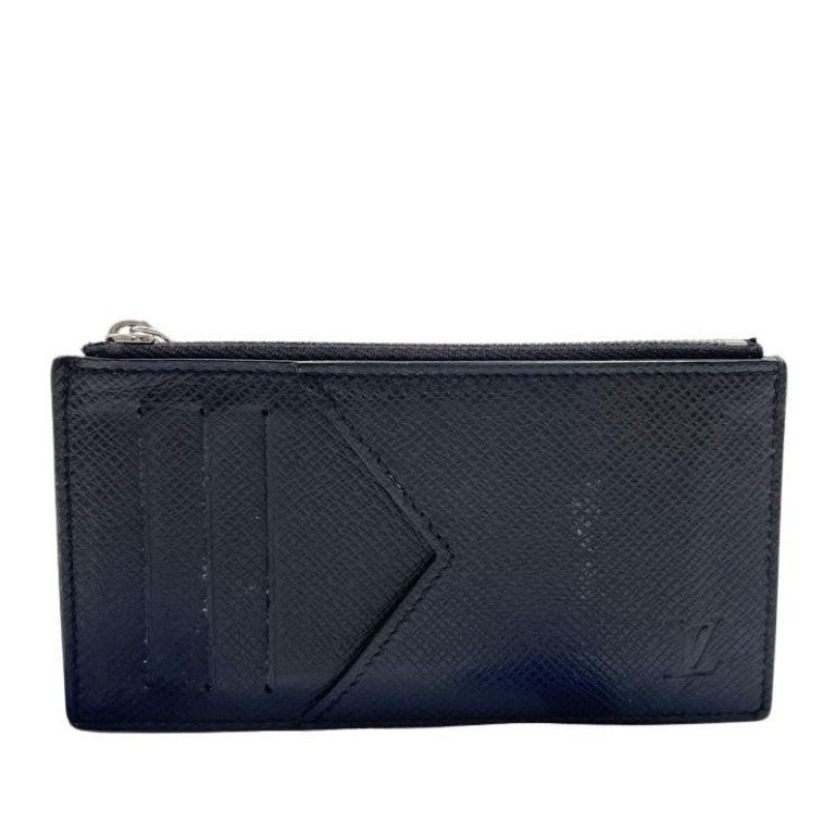 LOUIS VUITTON ルイヴィトン コインケース コインカード ホルダー M62914 アルドワーズ(ブラック系) タイガ メンズ カードケース 美品