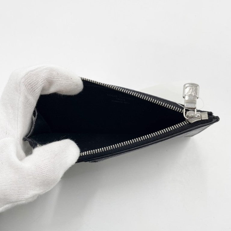 LOUIS VUITTON ルイヴィトン コインケース コインカード ホルダー M62914 アルドワーズ(ブラック系) タイガ メンズ カードケース 美品