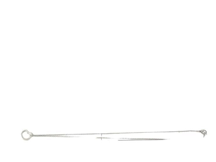 Tiffany&Co. ティファニー ネックレス エルサペレッティ オープンハート シルバー系 SV925 レディース 美品