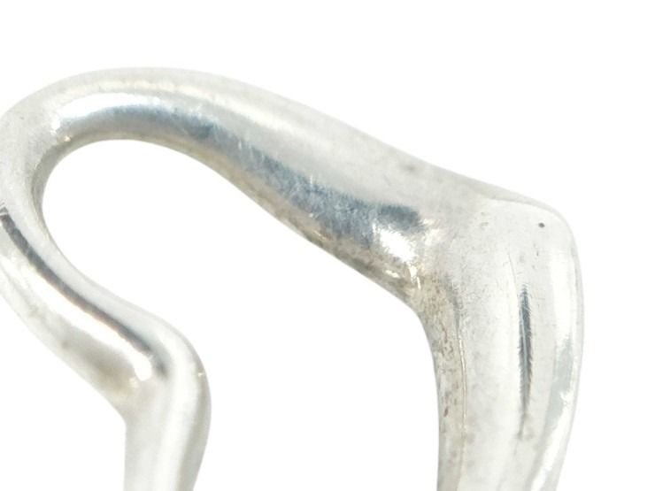 Tiffany&Co. ティファニー ネックレス エルサペレッティ オープンハート シルバー系 SV925 レディース 美品