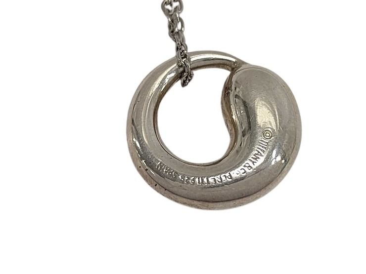 Tiffany&Co. ティファニー ネックレス エルサペレッティ エターナルサークル シルバー系 SV925 レディース 美品