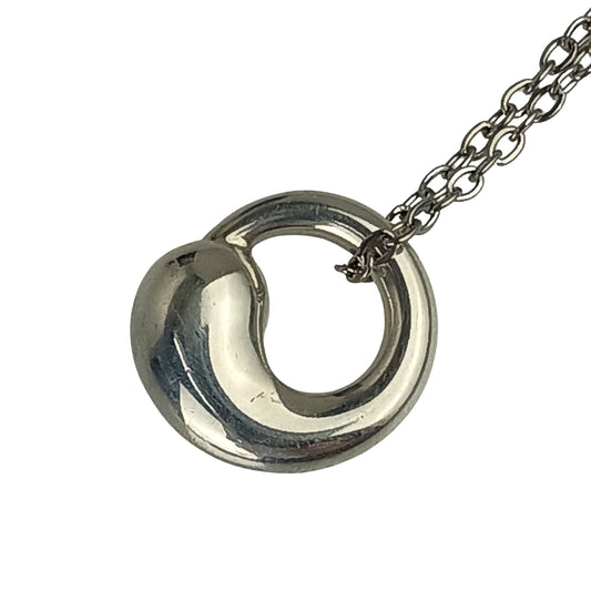 Tiffany&Co. ティファニー ネックレス エルサペレッティ エターナルサークル シルバー系 SV925 レディース 美品