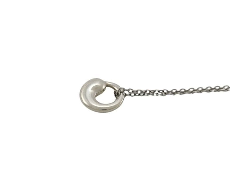 Tiffany&Co. ティファニー ネックレス エルサペレッティ エターナルサークル シルバー系 SV925 レディース 美品