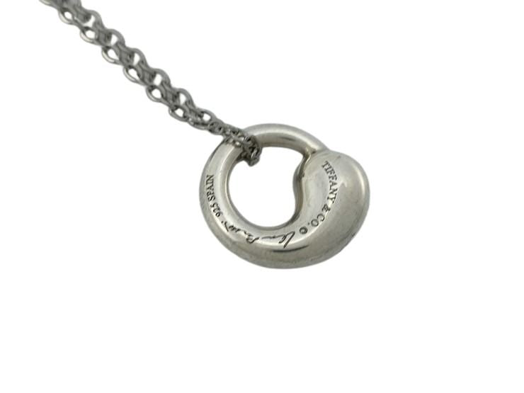 Tiffany&Co. ティファニー ネックレス エルサペレッティ エターナルサークル シルバー系 SV925 レディース 美品