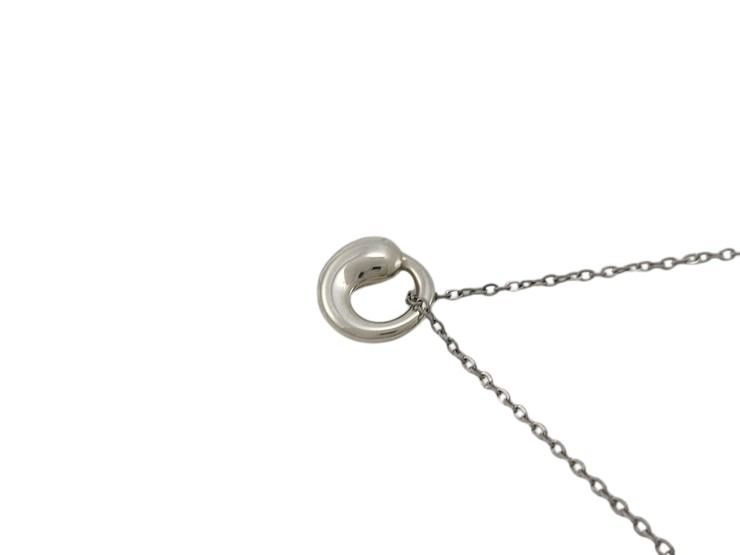 Tiffany&Co. ティファニー ネックレス エルサペレッティ エターナルサークル シルバー系 SV925 レディース 美品