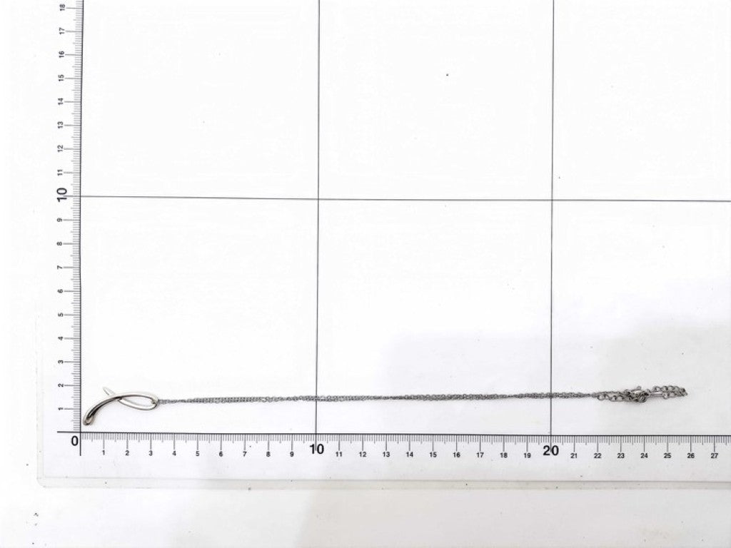 Tiffany&Co. ティファニー ネックレス エルサペレッティ アルファベット レター I ネックレス系 SV925 ステンレス レディース