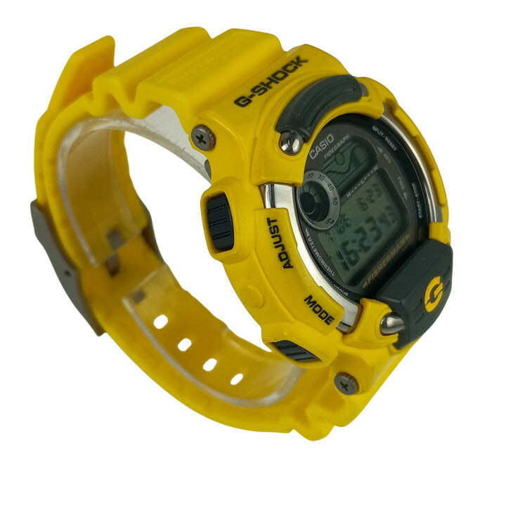 CASIO カシオ 腕時計 G-SHOCK フィッシャーマン DW-8600YJ-9T イエロー系 樹脂 チタン メンズ 美品