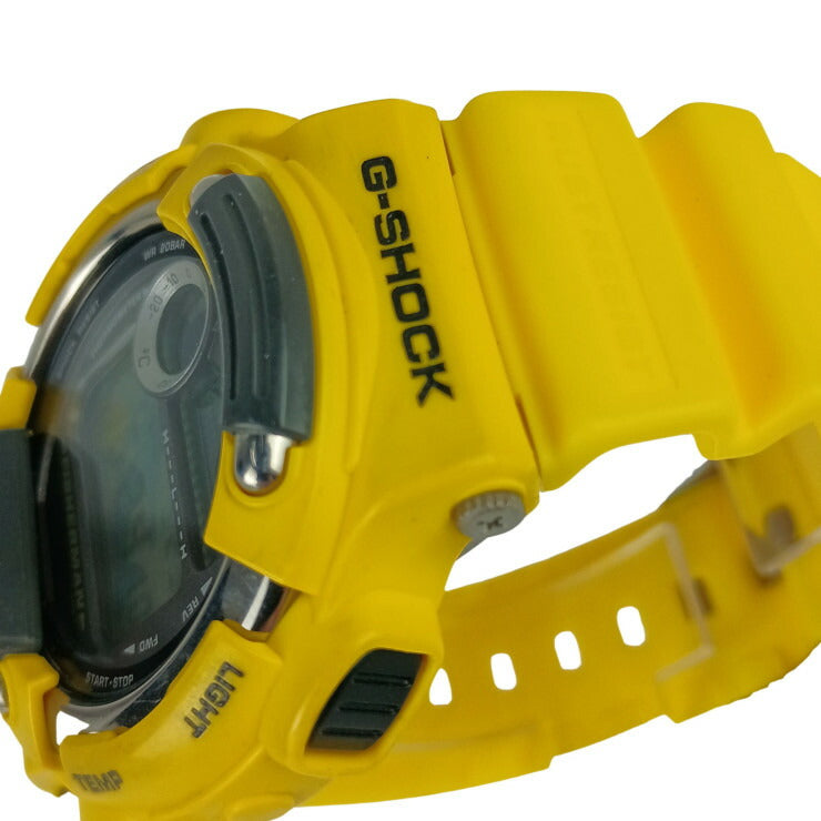 CASIO カシオ 腕時計 G-SHOCK フィッシャーマン DW-8600YJ-9T イエロー系 樹脂 チタン メンズ 美品