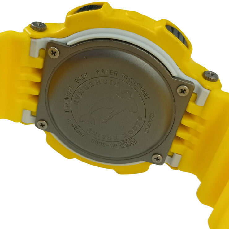 CASIO カシオ 腕時計 G-SHOCK フィッシャーマン DW-8600YJ-9T イエロー系 樹脂 チタン メンズ 美品