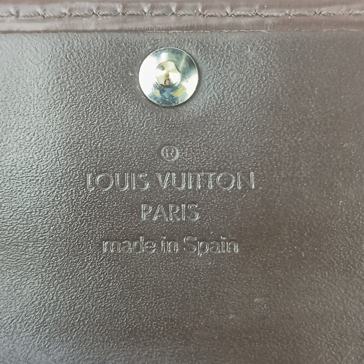 LOUIS VUITTON ルイヴィトン キーケース エピ ミュルティクレ4 M6382D モカ系 レザー ユニセックス 4連 シルバー金具 美品
