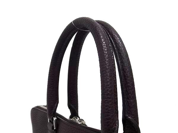 BALLY バリー ビジネスバッグ CURIUS TSP ブリーフケース ボルドー レザー ユニセックス 2WAY シルバー金具 美品
