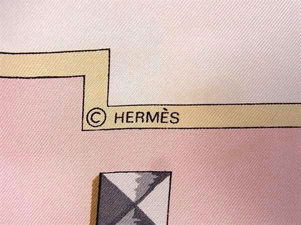 HERMES エルメス スカーフ カレ90 マルチカラー シルク100％ レディース LES CLES 鍵柄