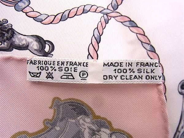 HERMES エルメス スカーフ カレ90 マルチカラー シルク100％ レディース LES CLES 鍵柄