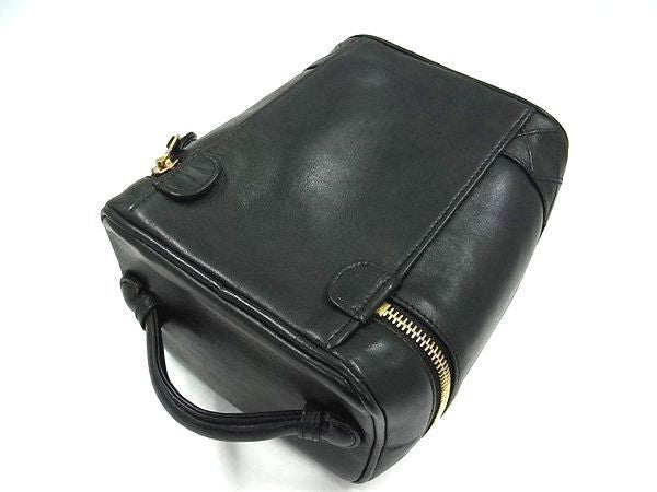 CHANEL シャネル ハンドバッグ バニティ ビコローレ A01619 ブラック ラムスキン レディース ココマーク マトラッセ 縦型 ゴールド金具