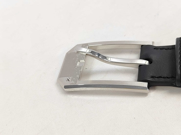 HERMES エルメス ベルト アンディ 26 ブルーインディゴ/ゴールド レザー ユニセックス シルバー金具 新品未使用展示品