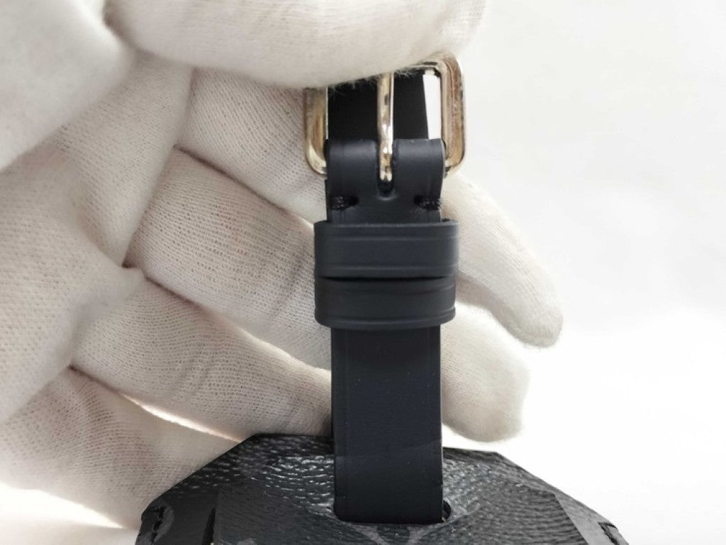 LOUIS VUITTON ルイヴィトン ネームタグ ポルトアドレス ブラック系 モノグラム エクリプス メンズ 美品