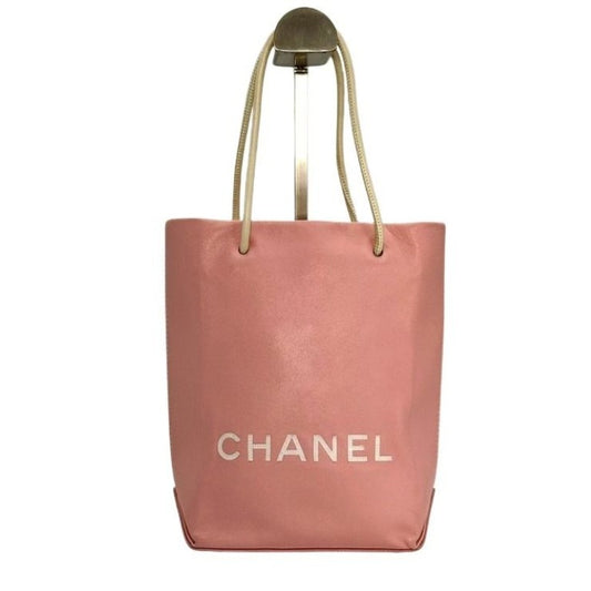 CHANEL シャネル トートバッグ エッセンシャルミニトート ピンク系 レザー レディース 美品