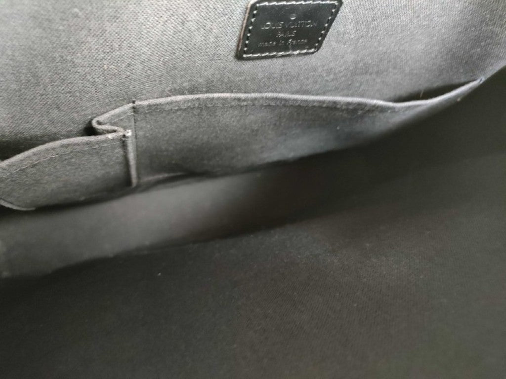 LOUIS VUITTON ルイヴィトン ショルダーバッグ スティーブ M46530 ブラウン系 モノグラムグラセ メンズ シルバー金具 美品