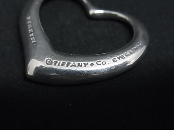 Tiffany&Co. ティファニー ペンダントトップ エルサペレッティ オープンハート ビッグ シルバー系 スターリングシルバー SV925 ユニセックス 美品