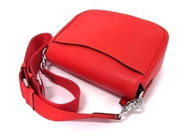 COACH コーチ ショルダーバッグ アメリア サドル バッグ CP107 レッド系 レザー レディース クロスボディバッグ 新品未使用展示品