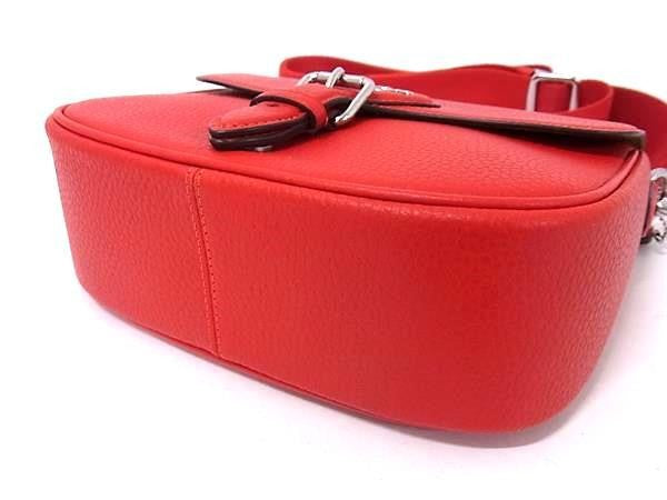 COACH コーチ ショルダーバッグ アメリア サドル バッグ CP107 レッド系 レザー レディース クロスボディバッグ 新品未使用展示品