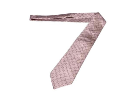 GUCCI グッチ ネクタイ GG柄 ピンク系 シルク100％ メンズ 美品