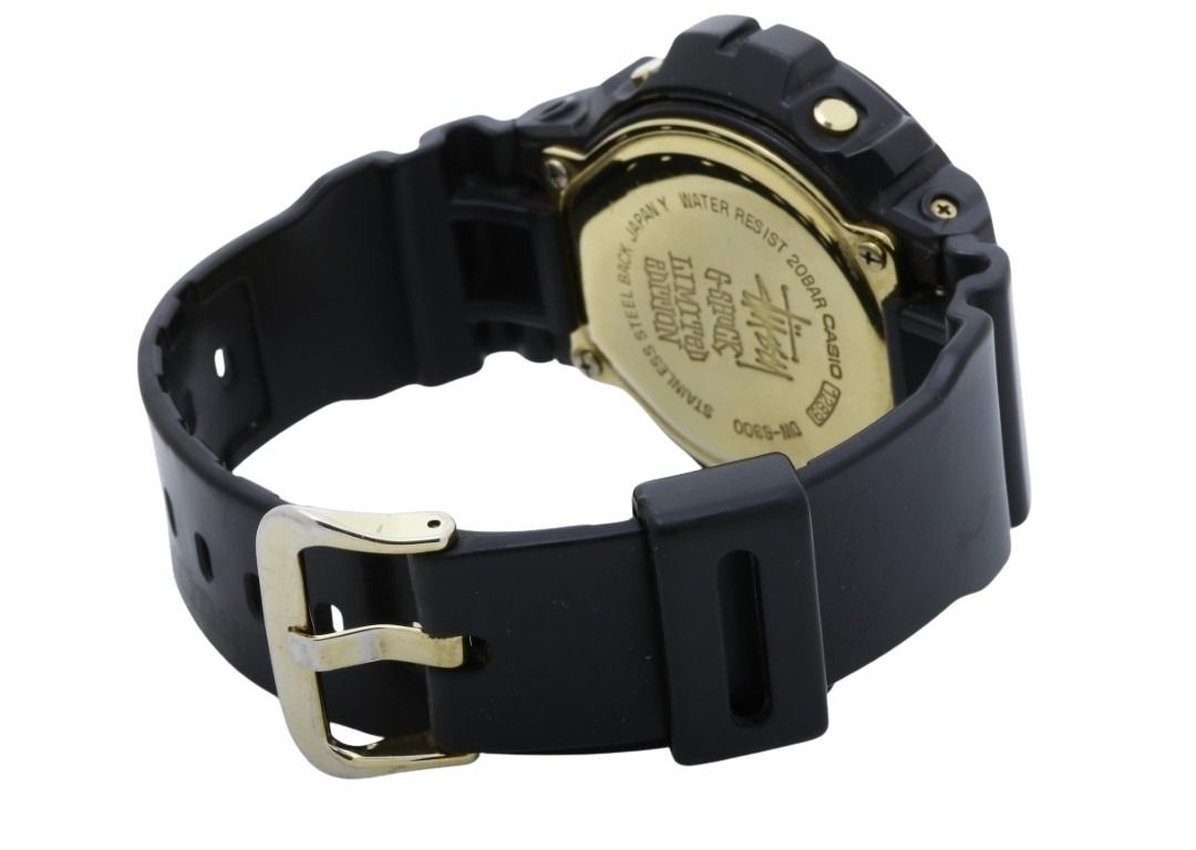 CASIO カシオ 時計 G-SHOCK stussy ステューシー 25周年記念 DW-6900STS-9JR ホワイト ブラック系 樹脂 メンズ デジタル 美品