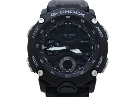 CASIO カシオ 時計 G-SHOCK ANALOG-DIGITAL GA-2000 SERIES GA-2000S-1AJF ブラック系 カーボンファイバー強化樹脂／樹脂 樹脂バンド メンズ アナデジ 新品未使用展示品