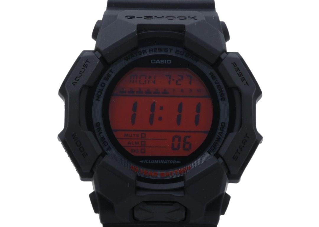CASIO カシオ 時計 G-SHOCK DIGITAL GD-010 SERIES GD-010BBR-1JF レッド ブラック系 樹脂 メンズ デジタル 新品未使用展示品