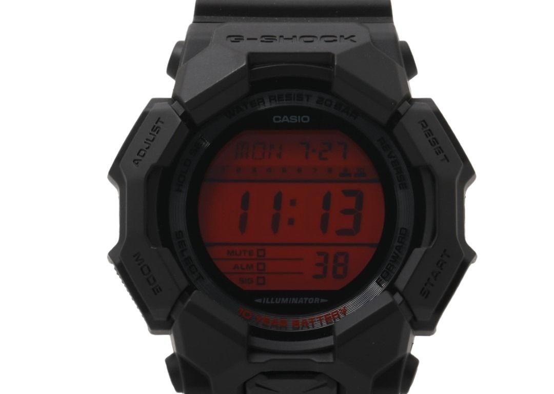 CASIO カシオ 時計 G-SHOCK DIGITAL GD-010 SERIES GD-010BBR-1JF レッド ブラック系 樹脂 メンズ デジタル 新品未使用展示品
