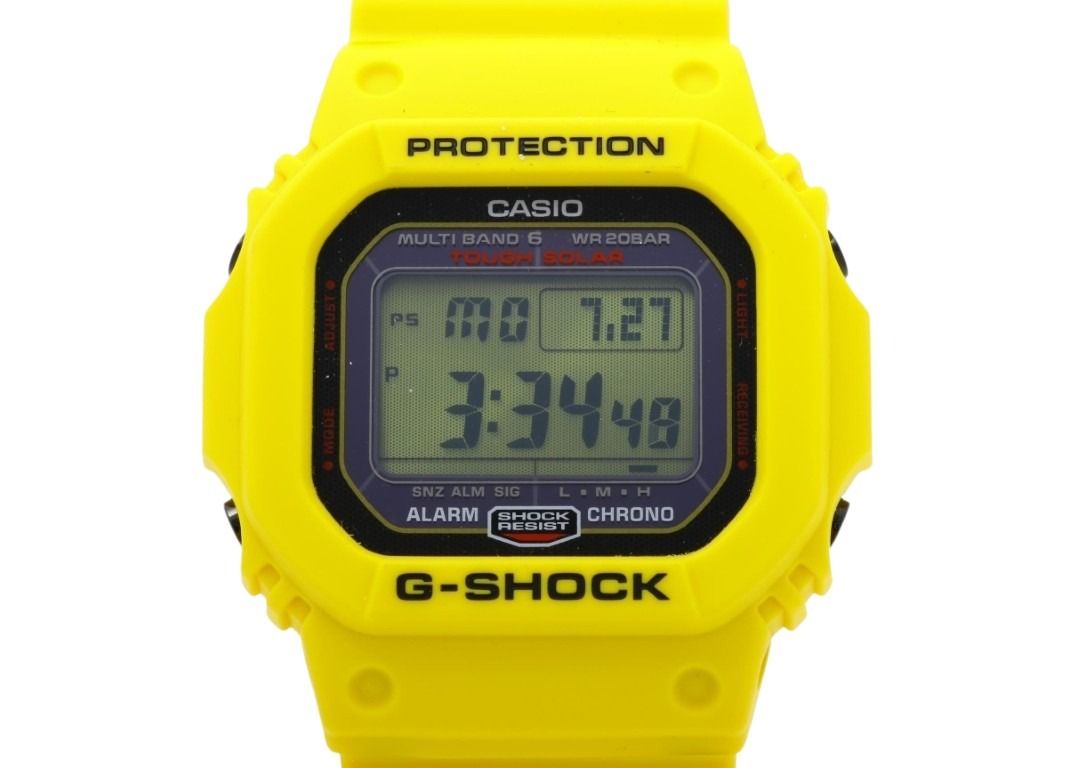 CASIO カシオ 時計 G-SHOCK 30周年記念モデル ライトニングイエロー GW-M5630E-9ER ブラック イエロー系 樹脂 メンズ デジタル 新品未使用展示品