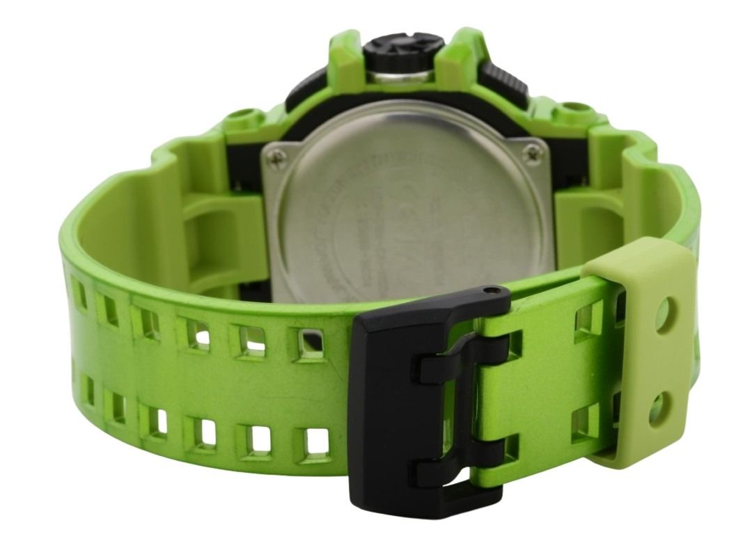 CASIO カシオ 時計 G-SHOCK G’MIX ジーミックス GBA-400-3BJ ブラック グリーン系 樹脂 メンズ アナデジ 美品