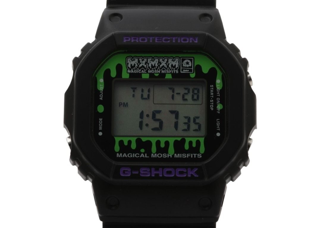 CASIO カシオ 時計 G-SHOCK MAGICAL MOSH MISFITS 15周年記念モデル DW-5600VT ブラック系 樹脂 メンズ デジタル 新品未使用展示品
