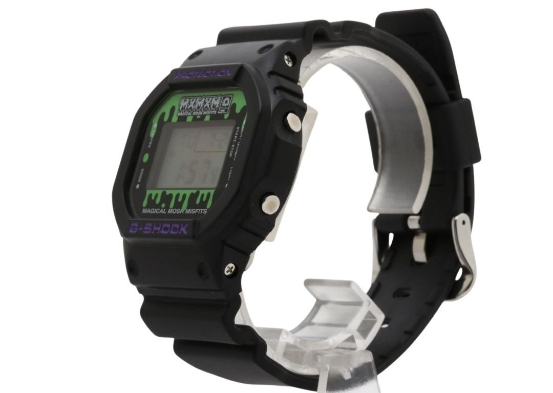 CASIO カシオ 時計 G-SHOCK MAGICAL MOSH MISFITS 15周年記念モデル DW-5600VT ブラック系 樹脂 メンズ デジタル 新品未使用展示品