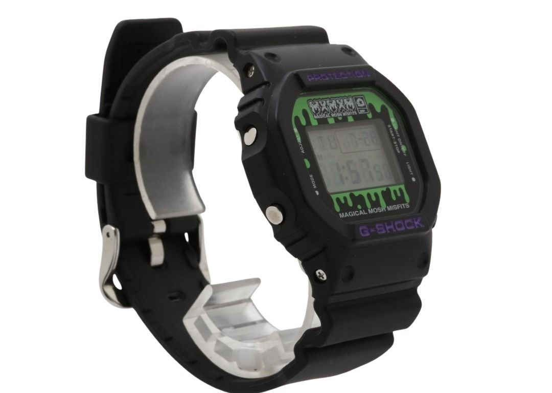 CASIO カシオ 時計 G-SHOCK MAGICAL MOSH MISFITS 15周年記念モデル DW-5600VT ブラック系 樹脂 メンズ デジタル 新品未使用展示品