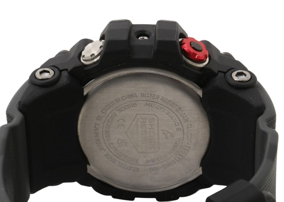 CASIO カシオ 時計 G-SHOCK MASTER OF G - LAND MUDMASTER GWG-100-1A8JF ブラック グレー系 樹脂／ステンレススチール 樹脂バンド メンズ アナデジ 新品未使用展示品