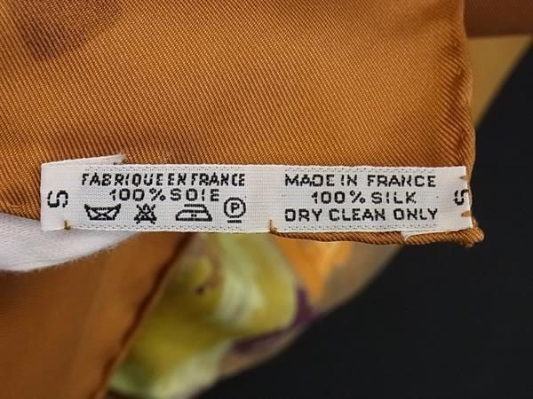 HERMES エルメス スカーフ Memoire d’Hermes エルメスの思い出 カレ90 ブラウン系 マルチカラー シルク100% レディース 大判 超美品