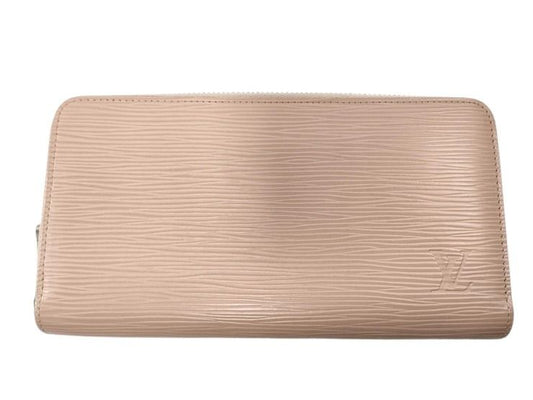 LOUIS VUITTON ルイヴィトン 長財布 エピ ジッピーウォレット M61863 ローズバレリーヌ系 レザー レディース ラウンドファスナー シルバー金具 美品
