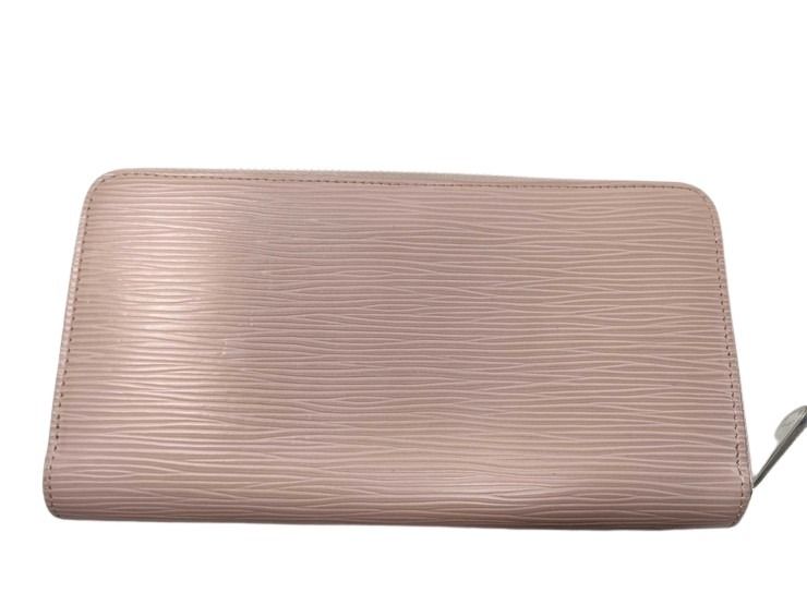 LOUIS VUITTON ルイヴィトン 長財布 エピ ジッピーウォレット M61863 ローズバレリーヌ系 レザー レディース ラウンドファスナー シルバー金具 美品