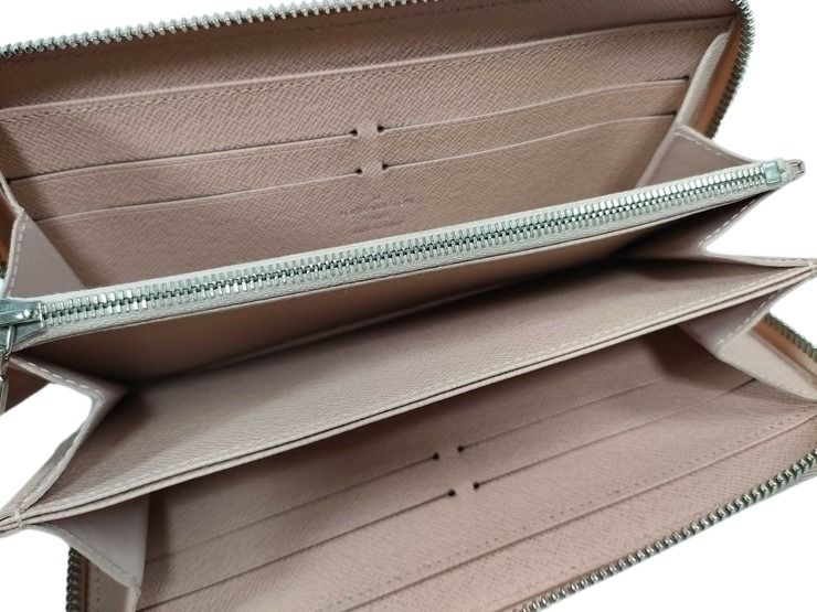 LOUIS VUITTON ルイヴィトン 長財布 エピ ジッピーウォレット M61863 ローズバレリーヌ系 レザー レディース ラウンドファスナー シルバー金具 美品