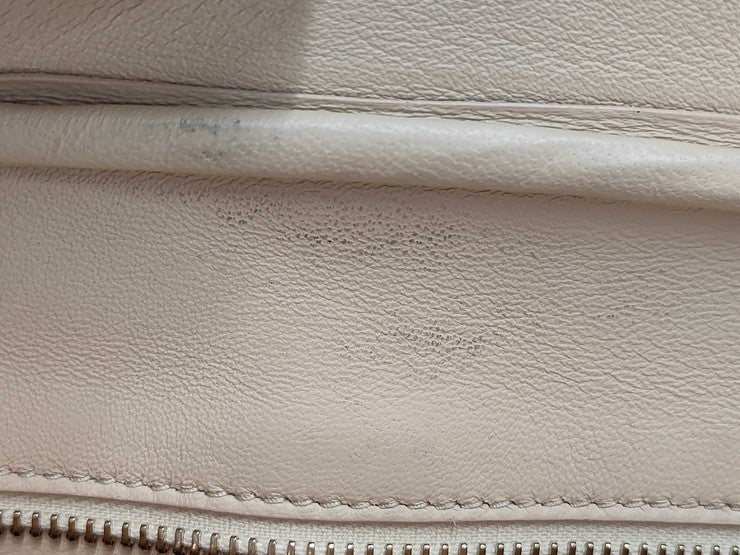 JIL SANDER ジルサンダー ハンドバッグ Jビジョン ライトベージュ系 レザー レディース ゴールド金具 美品