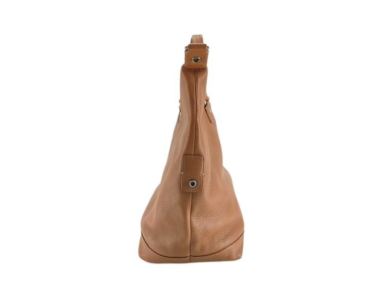 COACH コーチ トートバッグ キャムデン ダッフル F77211 ブラウン系 ペブルドレザー メンズ 2WAY ショルダーバッグ 美品
