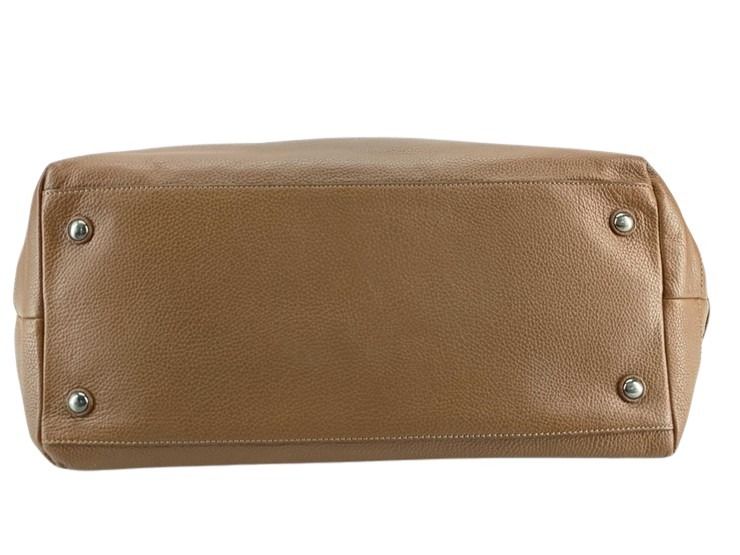 COACH コーチ トートバッグ キャムデン ダッフル F77211 ブラウン系 ペブルドレザー メンズ 2WAY ショルダーバッグ 美品