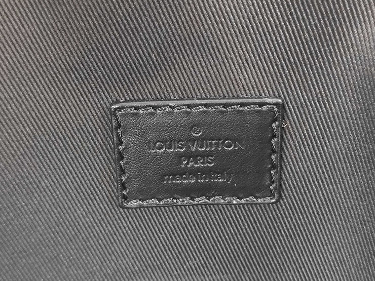LOUIS VUITTON ルイヴィトン リュックサック ディーン バックパック モノグラム マカサー M45335 ブラウン ブラック系 PVC レザー メンズ 美品