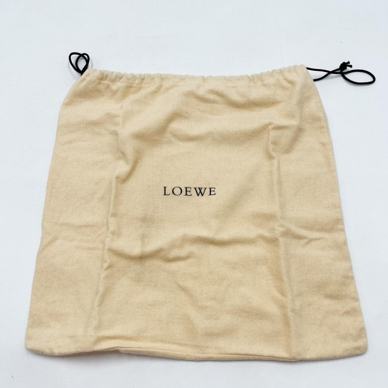 LOEWE ロエベ ハンドバッグ アナグラム ブラウン系 レザー レディース 美品