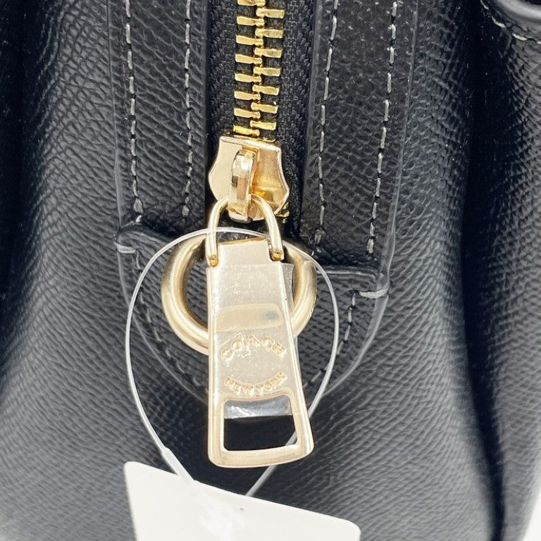 COACH コーチ ハンドバッグ ミニダーシーキャリオール CH297 ブラック ゴールド系 レザー レディース 2WAY ショルダーバッグ ゴールド金具 超美品