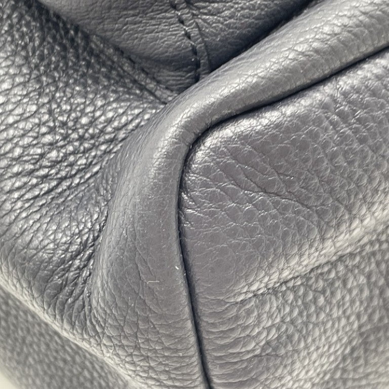 COACH コーチ リュックサック BILLIE ビリー F37410 ネイビー系 レザー ユニセックス バックパック ゴールド金具 美品