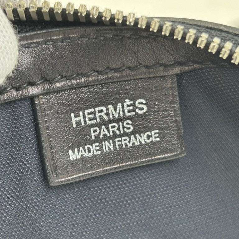HERMES エルメス ショルダーバッグ シティスライド MM 070330CK ブラック系 トリヨンクリストバル メンズ シルバー金具 美品