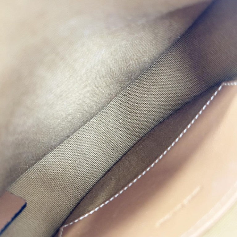 CELINE セリーヌ ショルダーバッグ トリオンフ ラウンドパース 10G342CAM.04BT タン（ブラウン） ブラック系 PVC レザー レディース 美品